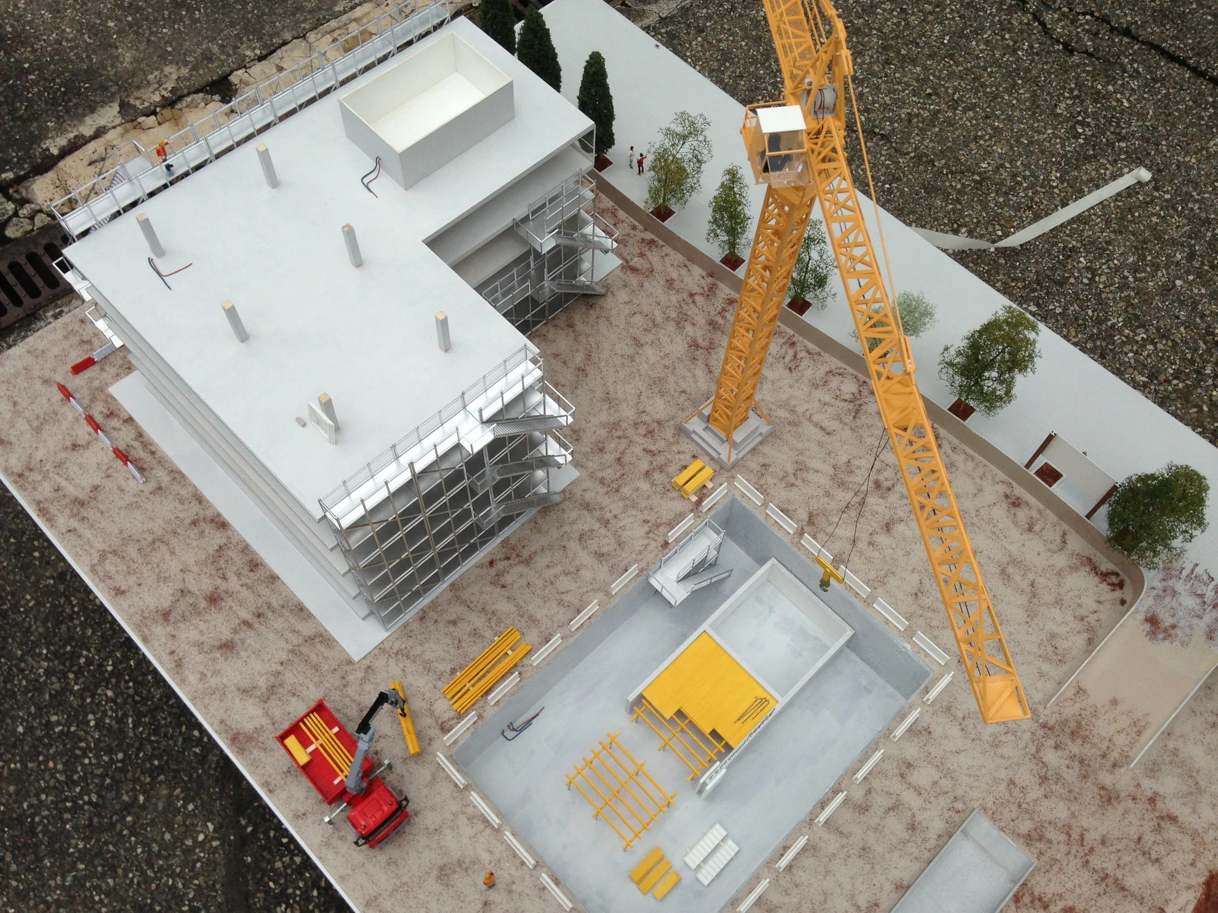 Maquette d'un chantier