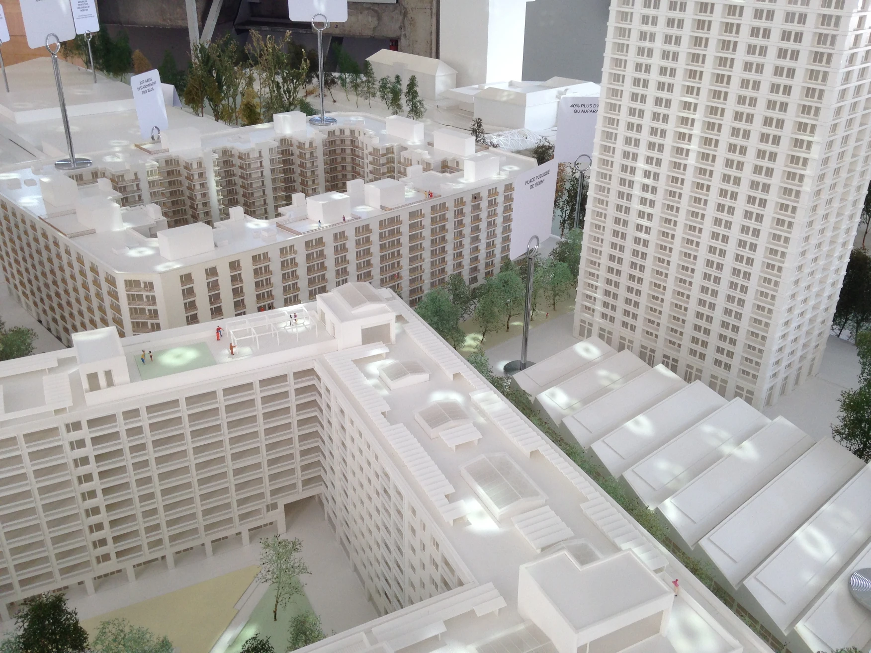 Maquette du projet des 'Vernets'